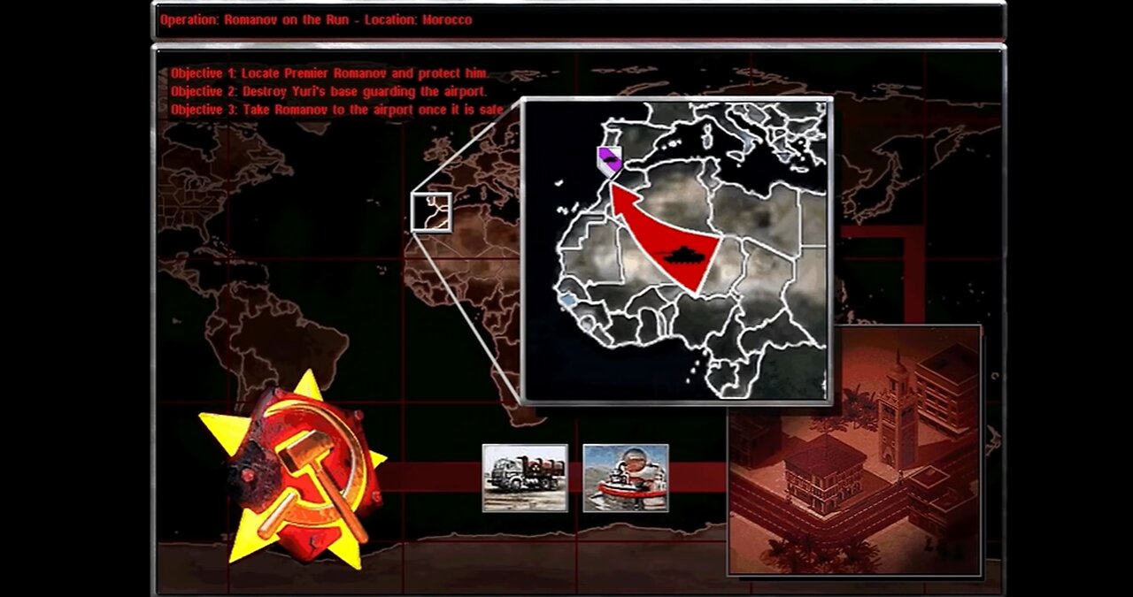 Red Alert 2 - Yuri's Revenge - Part 4: Romanov on the Run - Mod