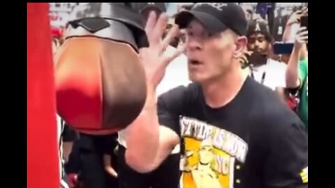 John Cena Just Broke the Punch Machine… LITERALLY 💥😳