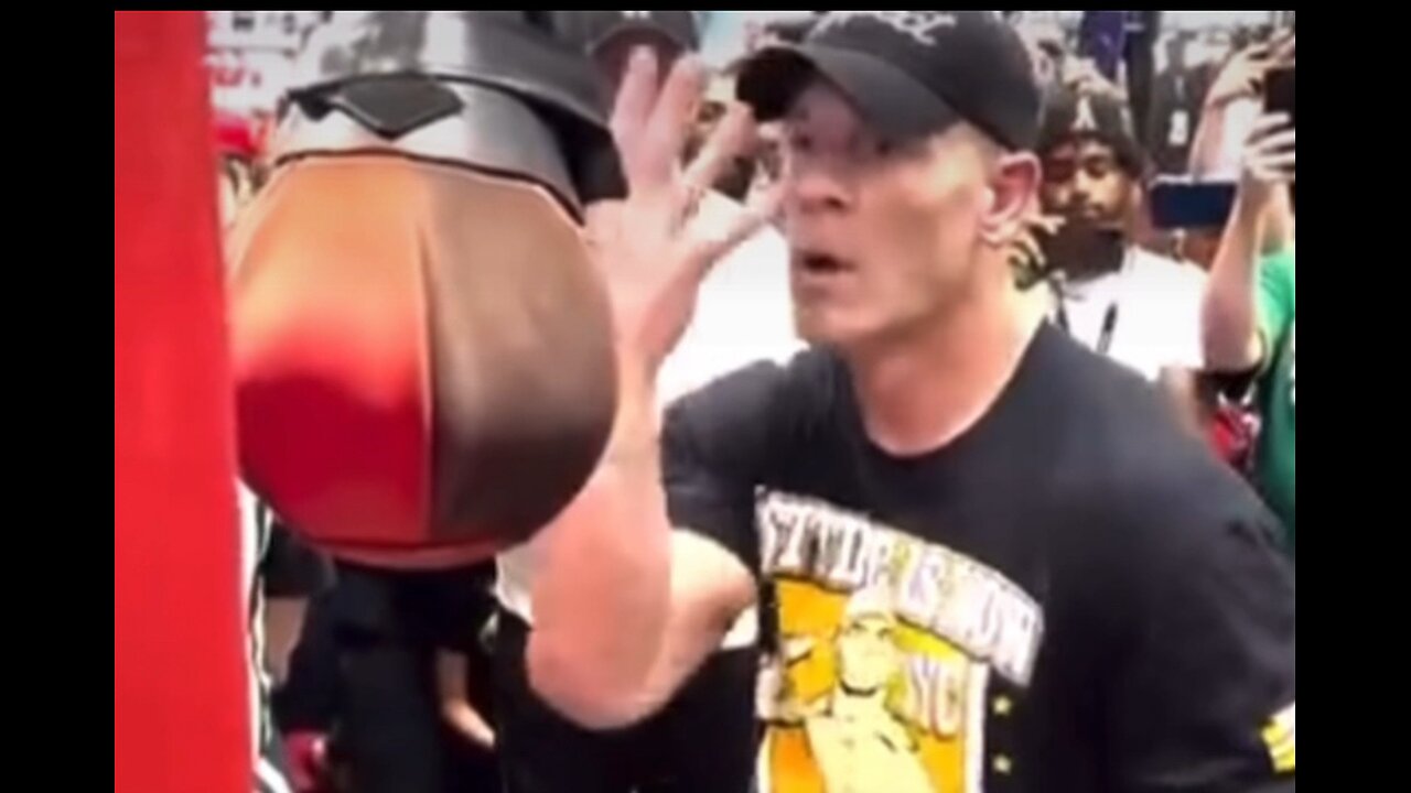 John Cena Just Broke the Punch Machine… LITERALLY 💥😳