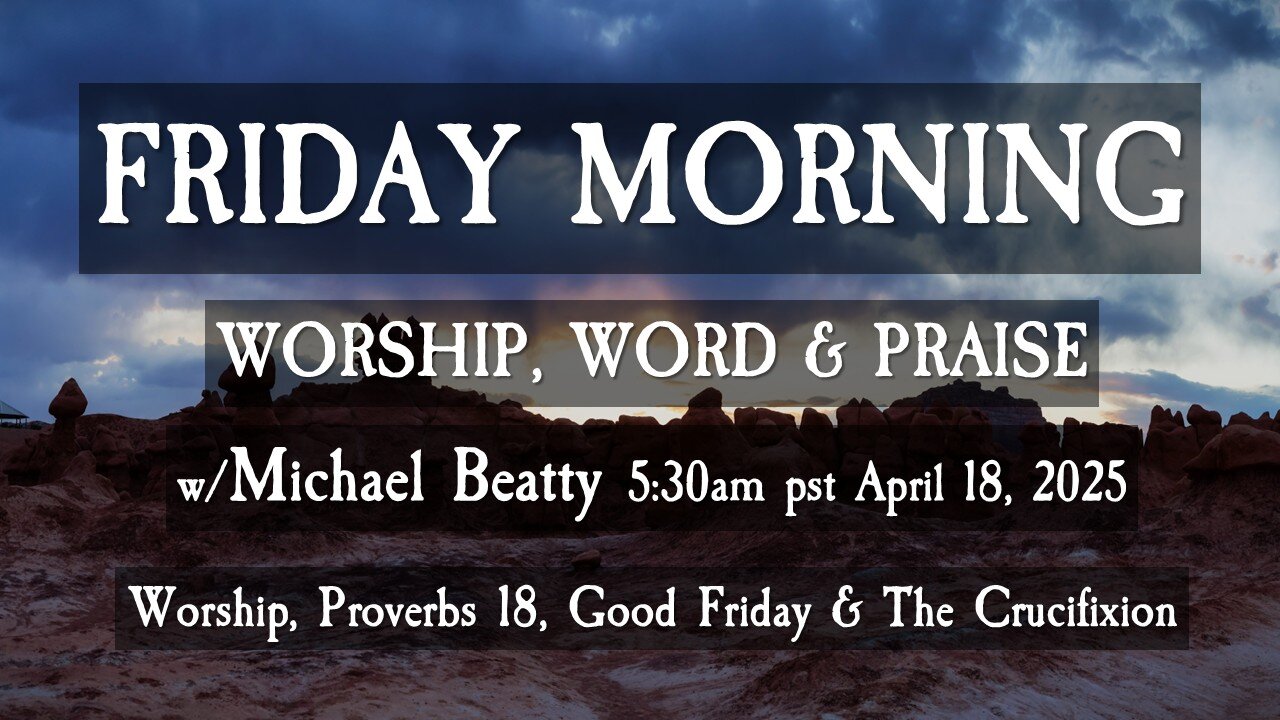 ✝️ GOOD FRIDAY MORNING🌤️🕊️