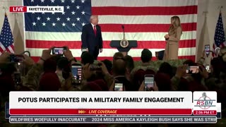 FULL SPEECH: President Trump and First Lady Melania Deliver Remarks at Fort Bragg - 02/13/26