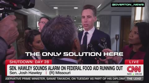 CNN tried to corner Senator Josh Hawley with a loaded question about SNAP funding