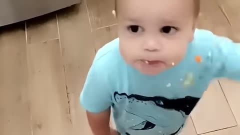 Baby & Dog funny🤣