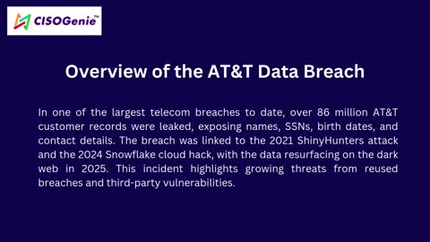 Massive AT&T Data Breach: Lessons Learned and the Role of Compliance in Prevention
