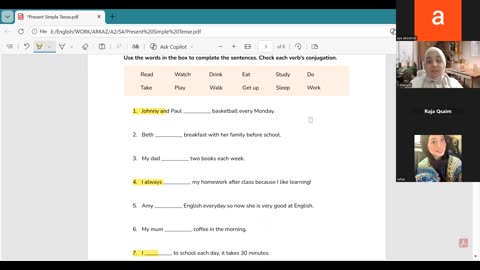 Present Simple (I, you, we, they)