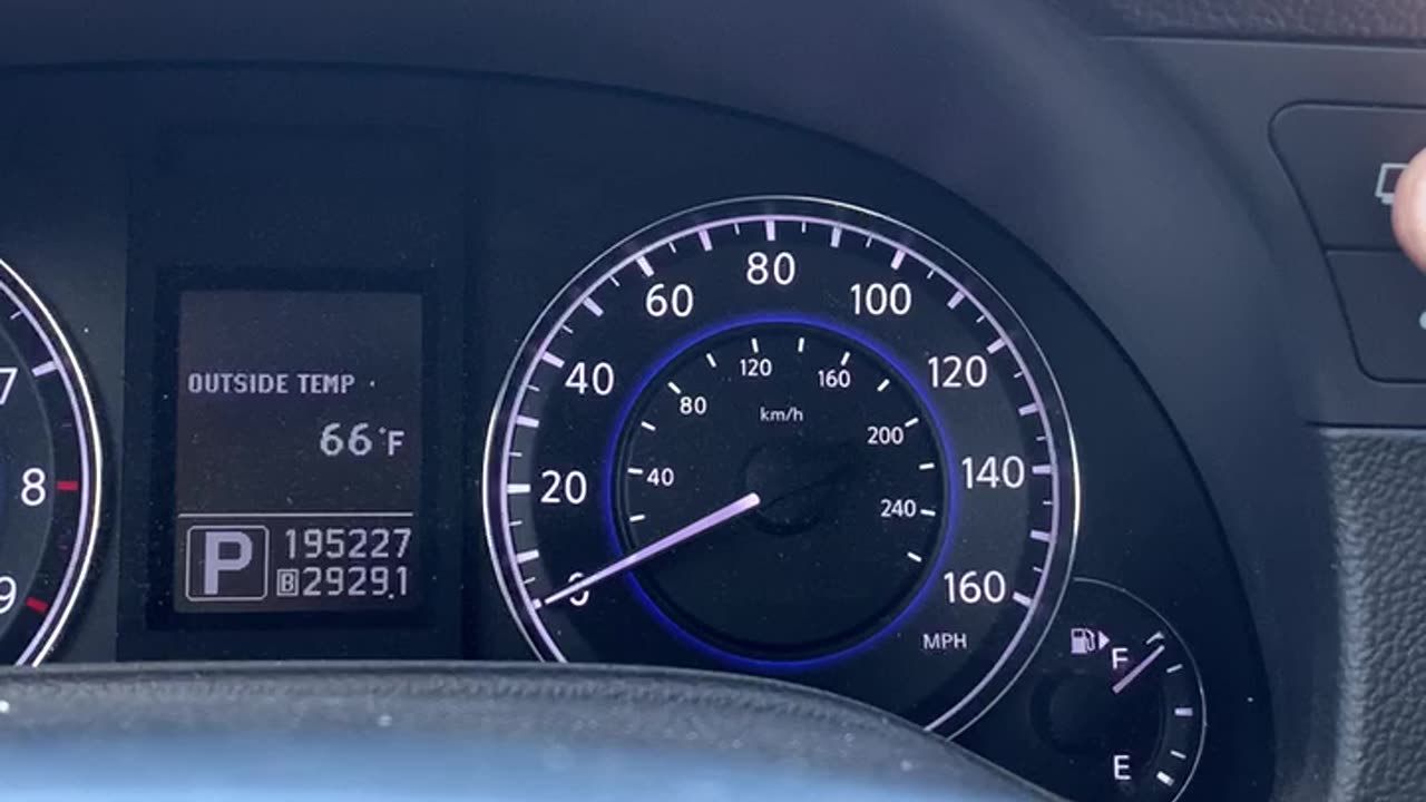 2014 Infinity Q40 - Maintenance Reset
