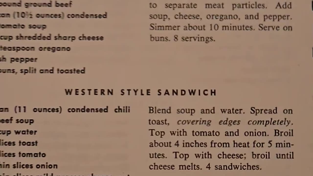 Recipe for Pizza Burger A Campbells recipe using Soup
