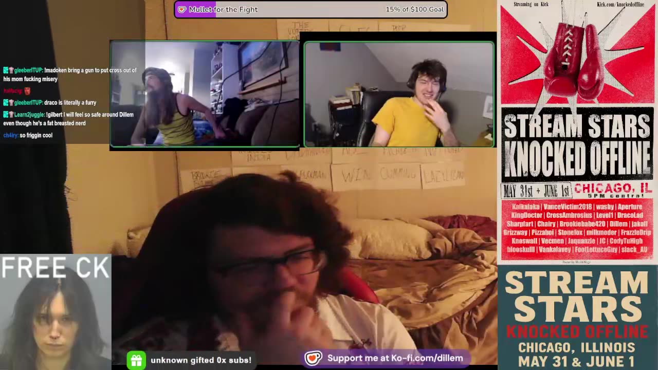 Dillem is not a fat breasted bitch | Stream Stars: Knocked Offline