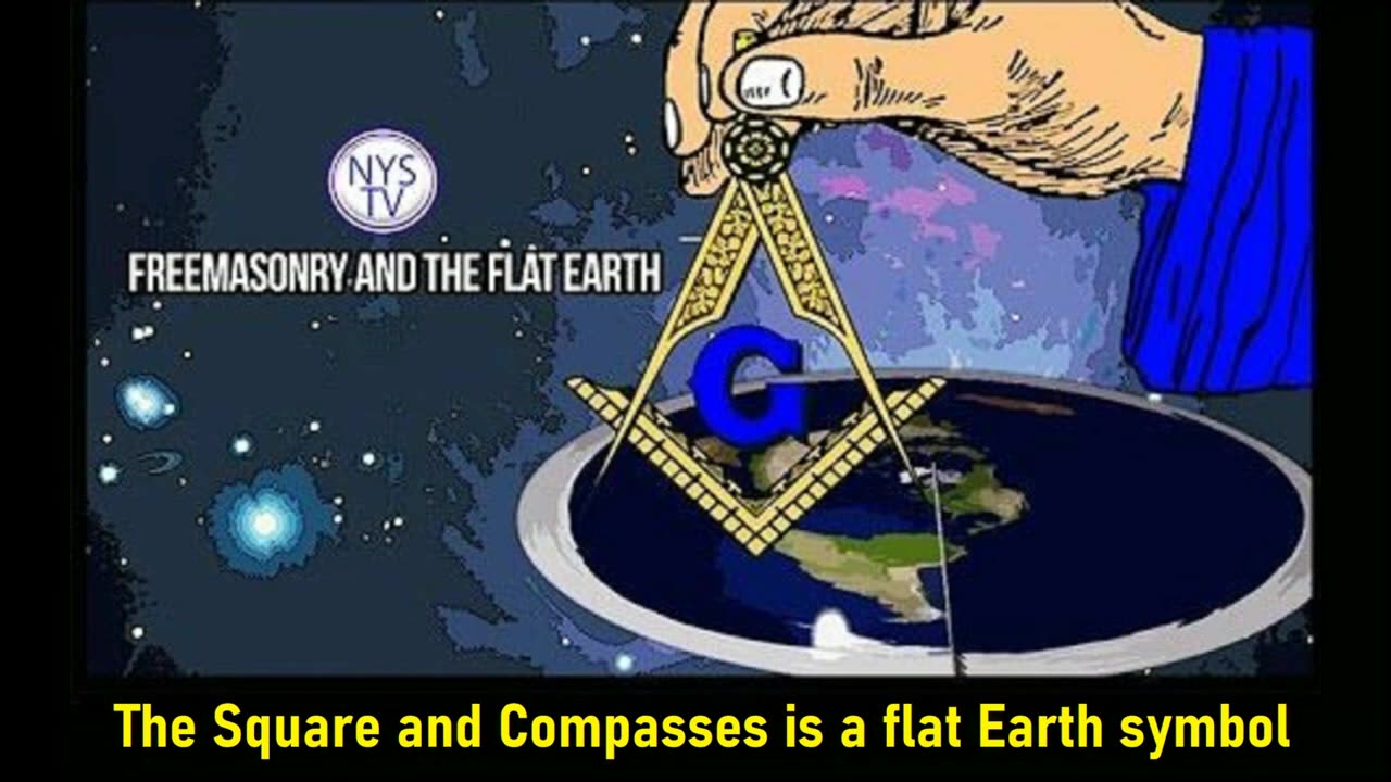 MASON MÓWI: ZIEMIA JEST PŁASKA MASONERIA PŁASKA ZIEMIA ZAPOWIEDŹ AUDYCJI FREEMASONS FLAT EARTH