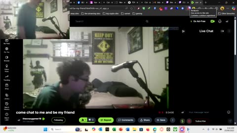 come chat to me and be my friend