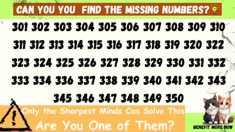 Can you find the missing numbers? (P.6) 🔢