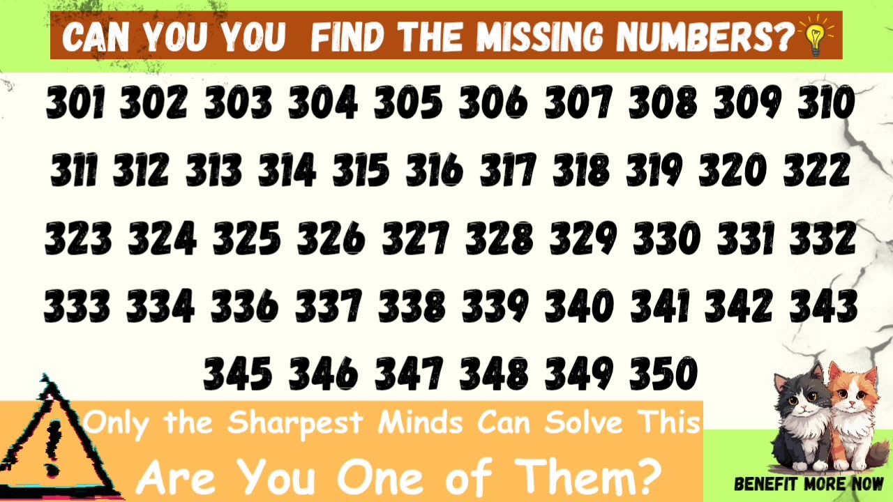 Can you find the missing numbers? (P.6) 🔢