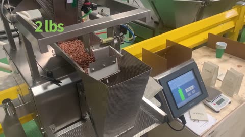 HTLW-L1-3.0 - Linear Single Lane Scale. Running beans | Hightek weighing food packaging machine