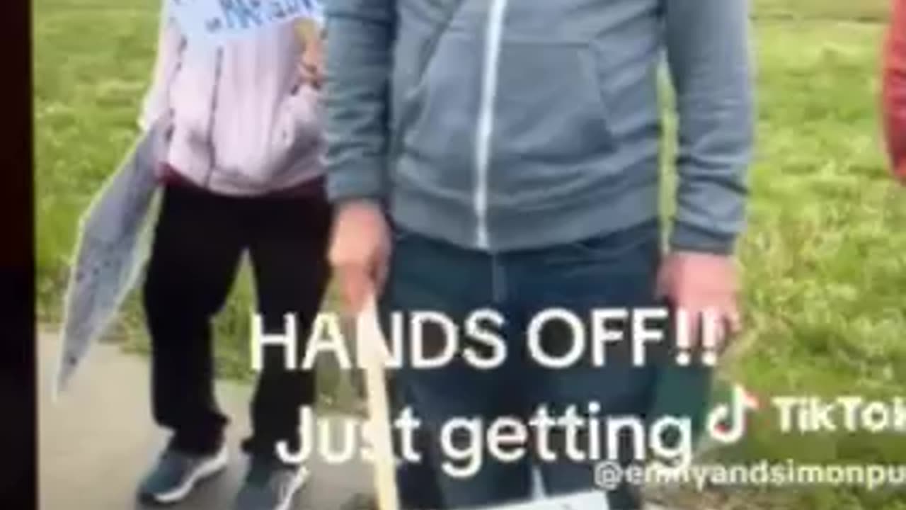 "Hands Off" Protestors Just Getting Warmed Up---I am sorry I cannot take this serious lol