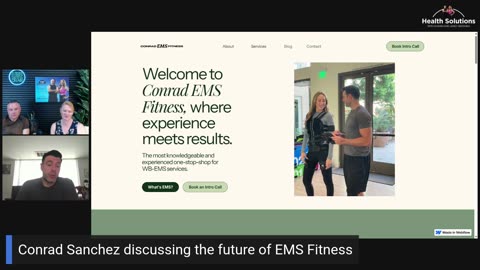 Health Solutions: The Future of Fitness EMS with Conrad Sanchez
