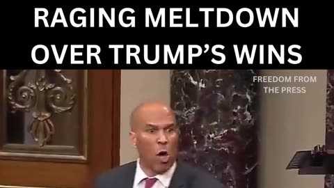 Cory Booker Has Shouting-Filled Senate Floor Meltdown Over Trump’s Major Wins