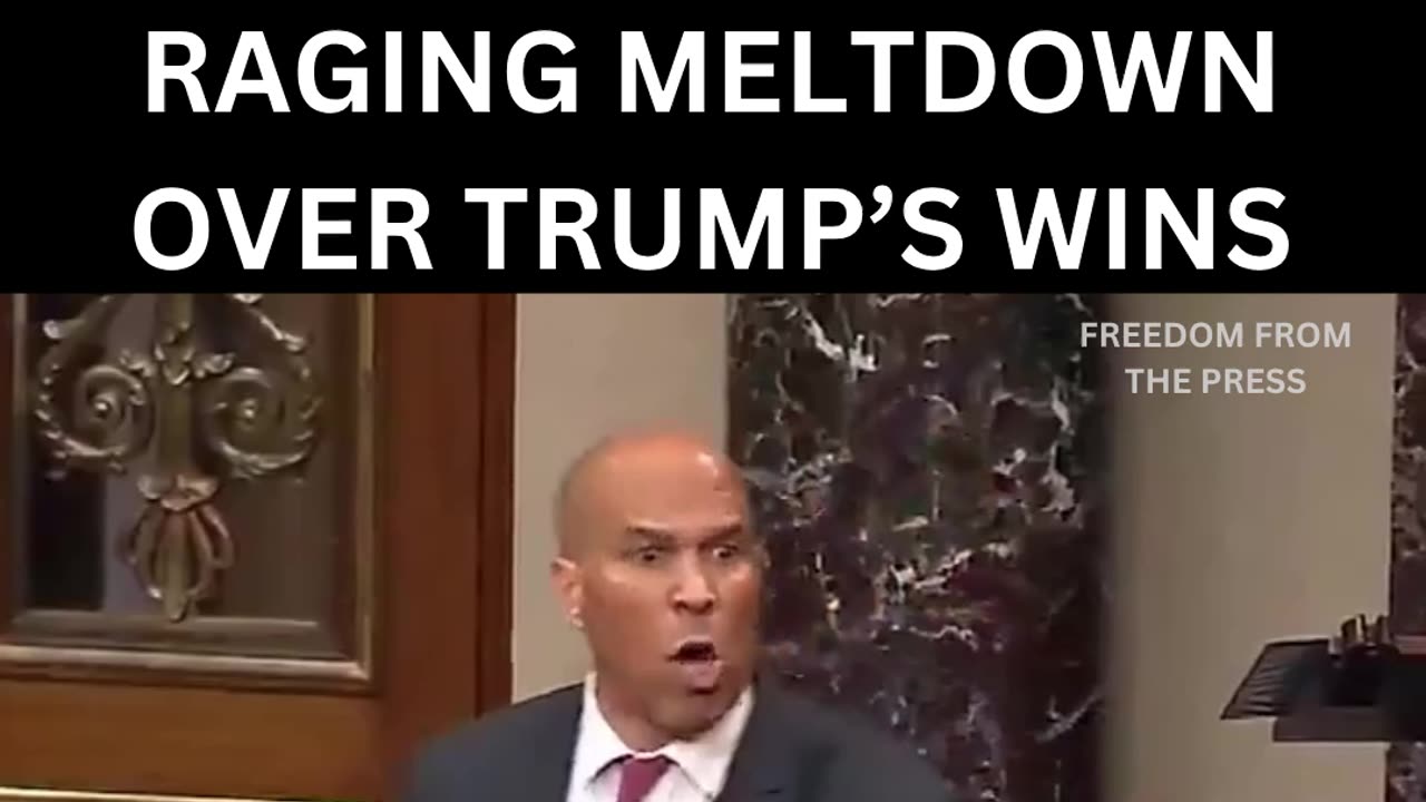 Cory Booker Has Shouting-Filled Senate Floor Meltdown Over Trump’s Major Wins