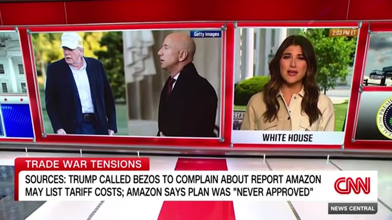 Trump complained to Bezos about Amazon tariff charge