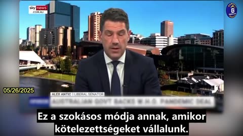 【HU】Ausztrália szenátora az Egyesült Államok példáját követve a WHO-ból való kilépésre szólított fel