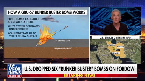 NEW DETAILS revealed on six ‘bunker buster’ bombs dropped on major Iranian nuclear site
