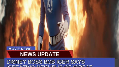 Disney Boss Bob Iger Says Creating New Ip is of