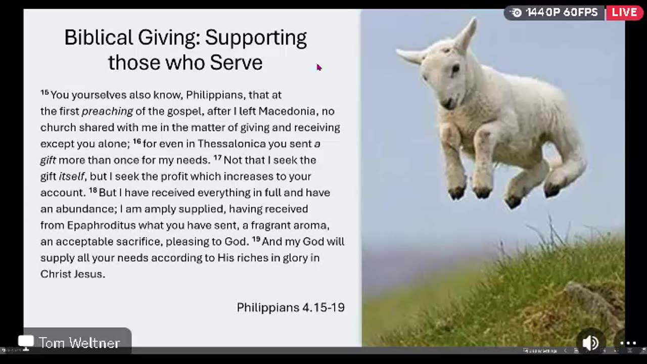 Shepherds Heart Fellowship - Tom and Brenda Weltner - Ep58 -Ancient Paths -Biblical Giving