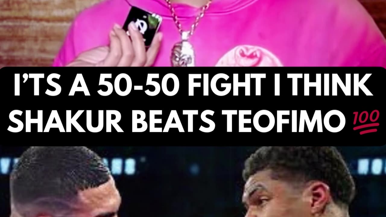 Curmel Moton shares his thoughts on Teo vs Shakur.