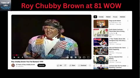 Roy Chubby Brown at 81 WOW