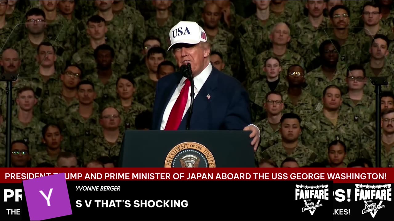 ICYMI...PRESIDENT TRUMP MAKES EPIC SPEECH TO TROOPS IN JAPAN | SHUTDOWN DAY 28 PRESSER AND MORE