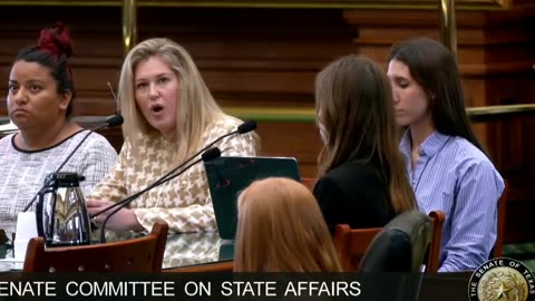 Radical pro-abortion women testified against SB31, SB33, and SB2880 - March 27, 2025