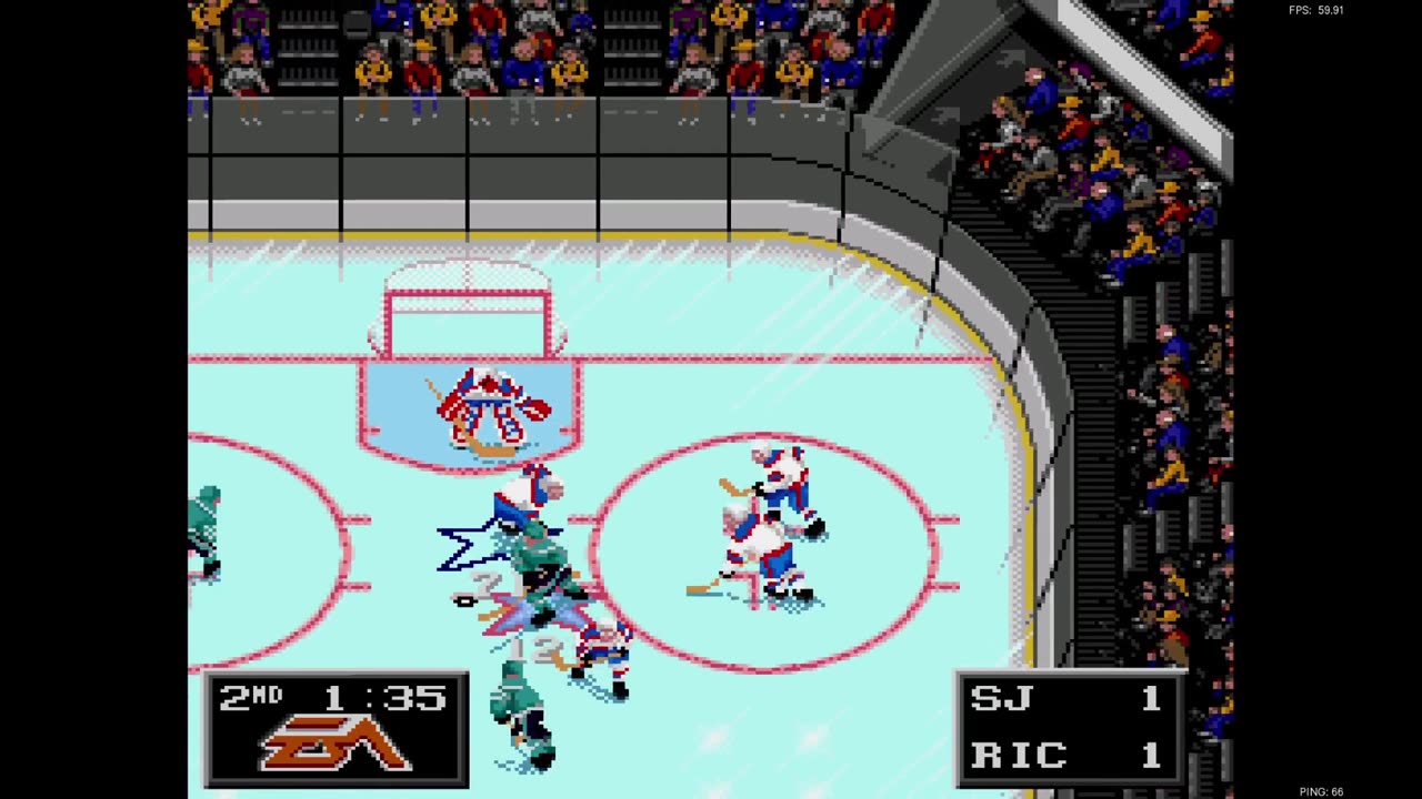 NHL '94: 1993 DREAM SEASON! Sharks vs. Rifles (Custom Rosters - Modano, Yzerman, Bure!)