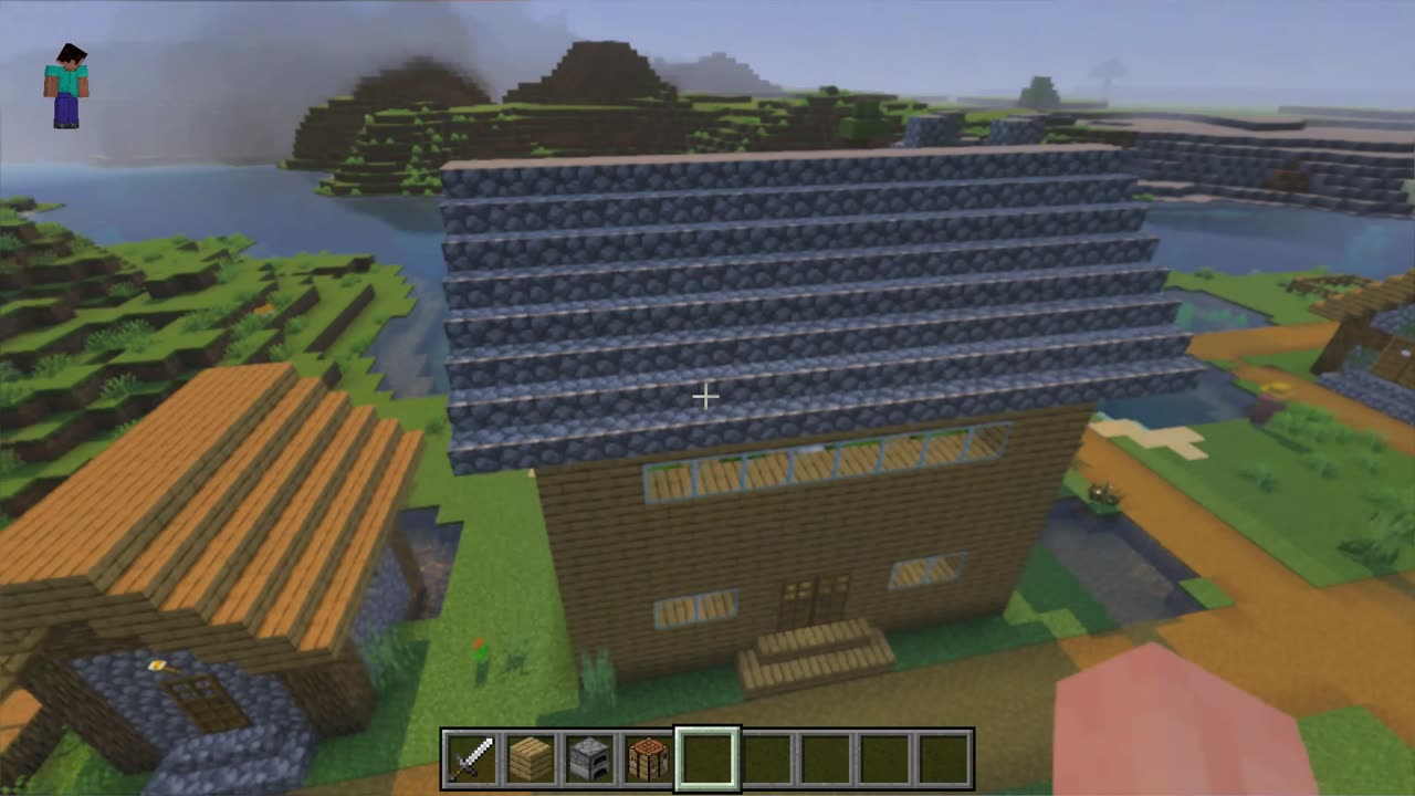 Minecraft Bedrock Edition: Creative Mode, Building Houses/Mansions, Ep 3