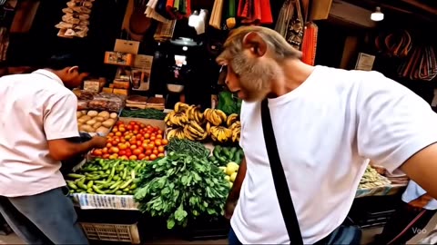 "Tinku Ghumne Nikla Bazaar Mein 🐵🛍️ | Bandar Ka Street Vlog!"