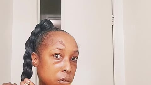 Flawless braid under 10 minutes for short 4c hair