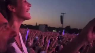 Guardiola en Concierto de Oasis