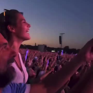 Guardiola en Concierto de Oasis