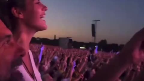 Guardiola en Concierto de Oasis