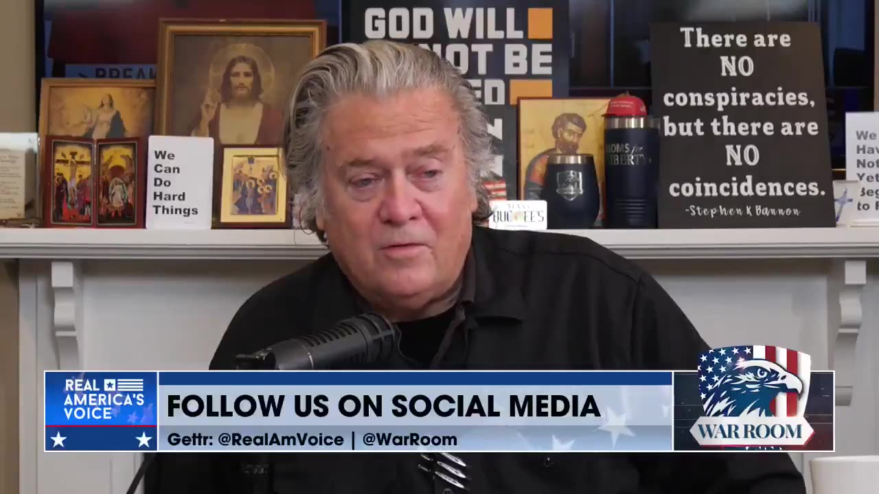 STEVE BANNON ADMITS THE CEASEFIRE WAS TO SAVE ISRAEL