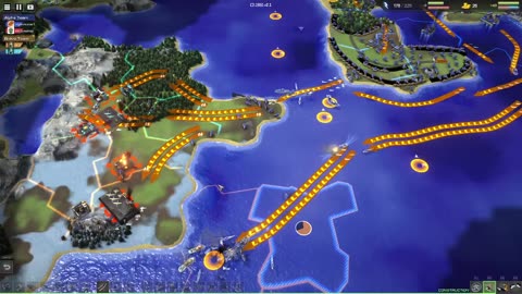 Running a Train on Them - Line War!