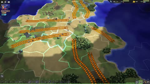 Running a Train on Them - Line War!