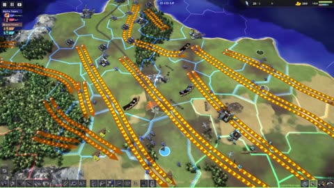 Running a Train on Them - Line War!