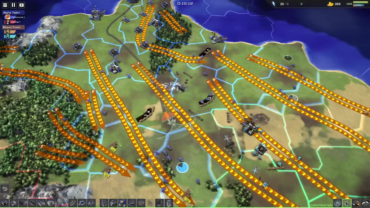 Running a Train on Them - Line War!