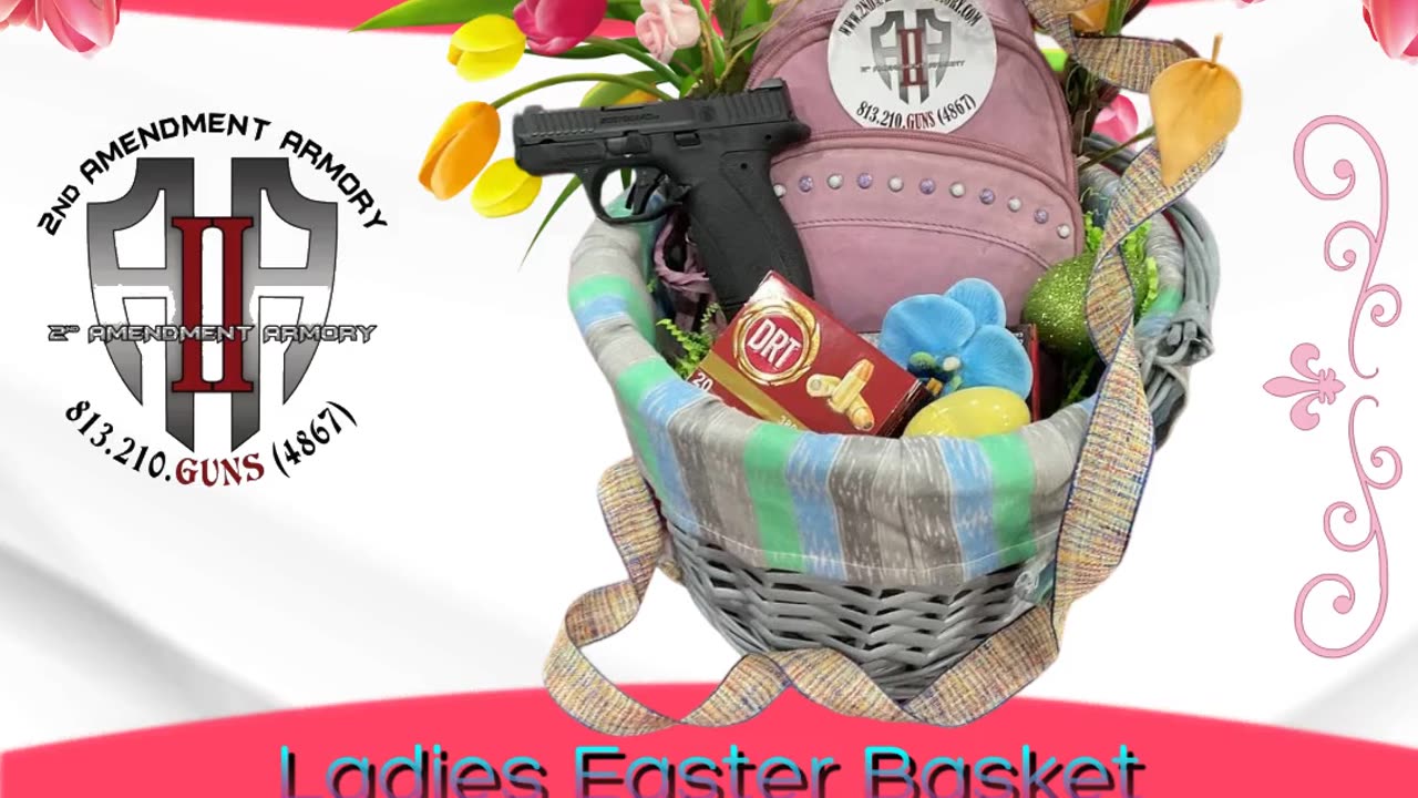 🐣 Lock & Load Your Easter – Custom 2A Baskets for Bold Women 🔫🌸*