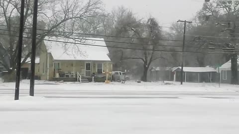 SNOW BLANKETS PARIS, TEXAS 1/24/26
