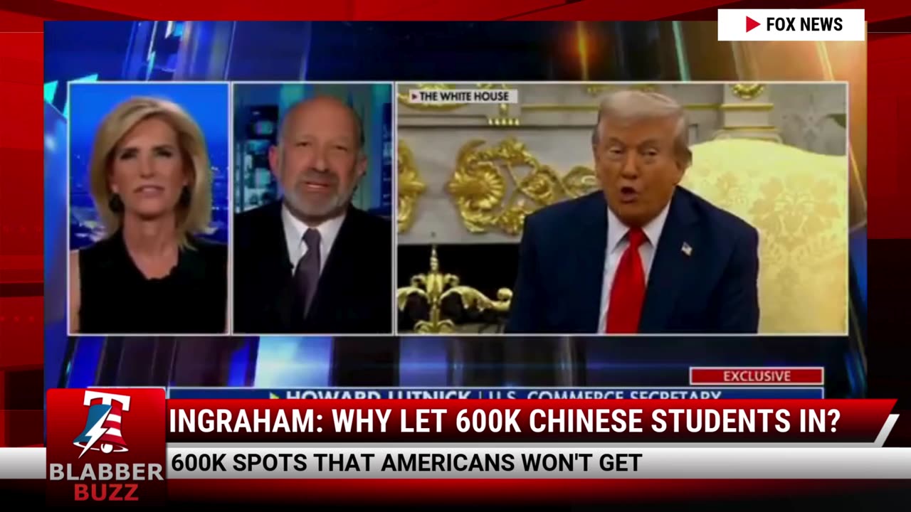 Ingraham: Why Let 600K Chinese Students In?