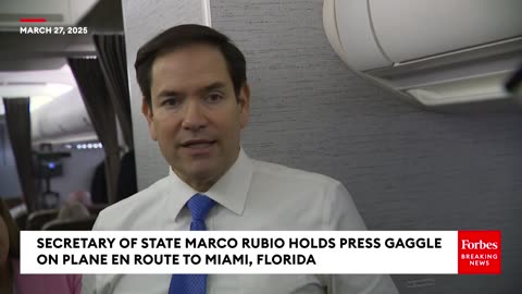 'We Can Cancel A Student's Visa Under The Law': Rubio Defends Hardline Actions On Foreign Students