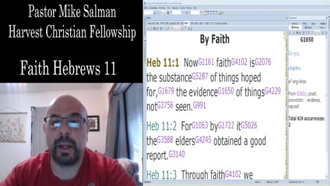 Faith is Substance and Evidence