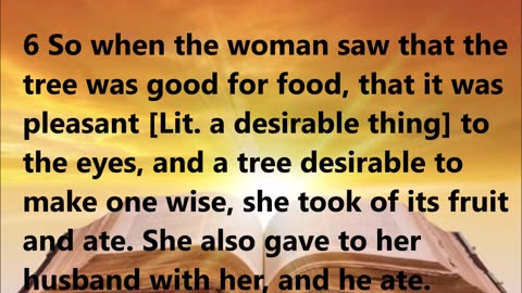The sin of Adam and Eve