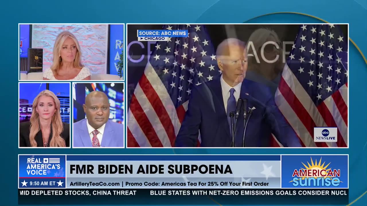FORMER BIDEN AIDE SUBPOENA
