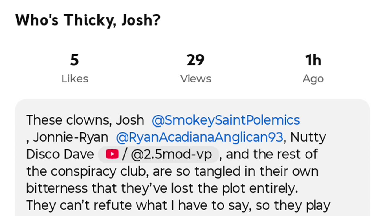 2 Aug 25 UncleSam.i #IAMJAMESROROEY AI Deepfake\Reed Refuses to Clarify about Thicky's Death?